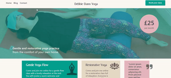 yoga website blog gif